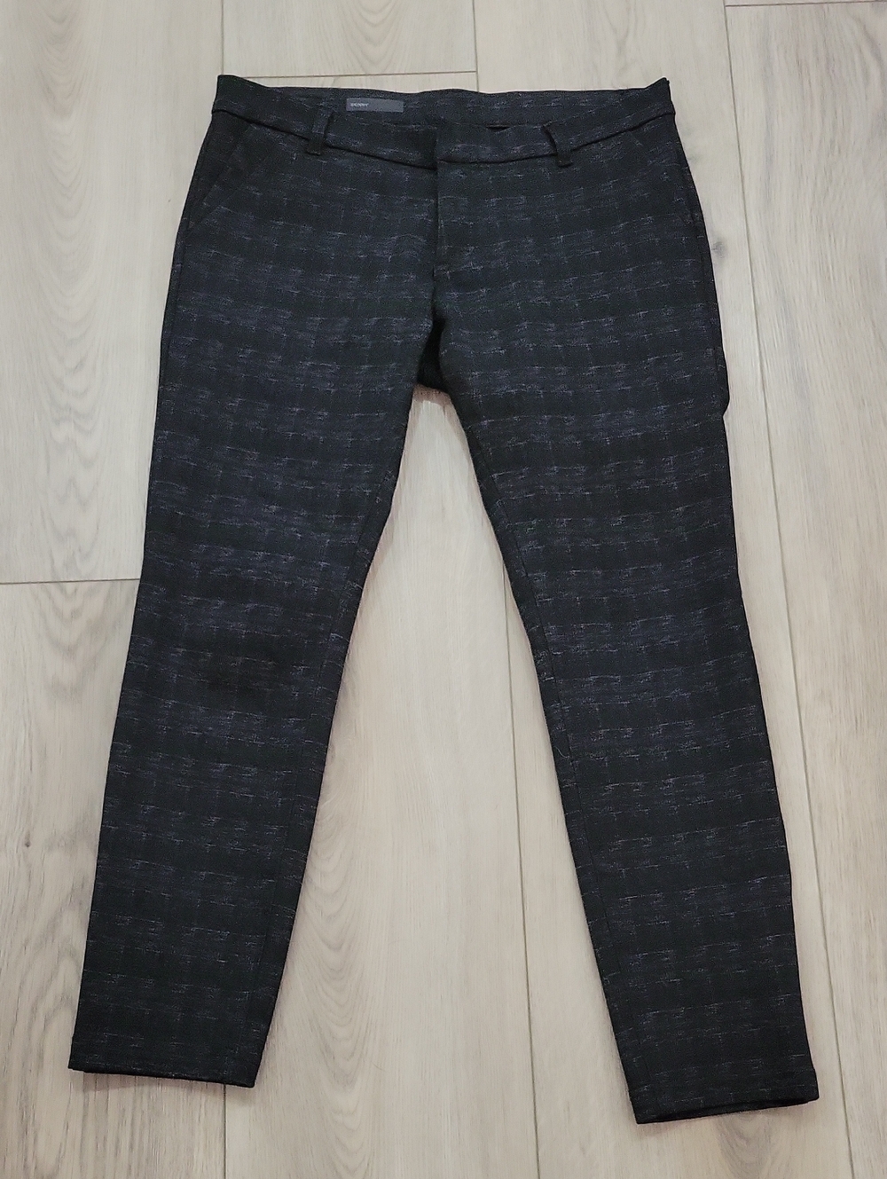 Kut from the Kloth Women's Black Patterned Skinny Pants